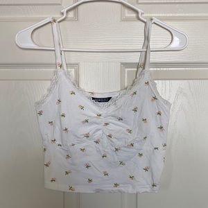 floral lace cami